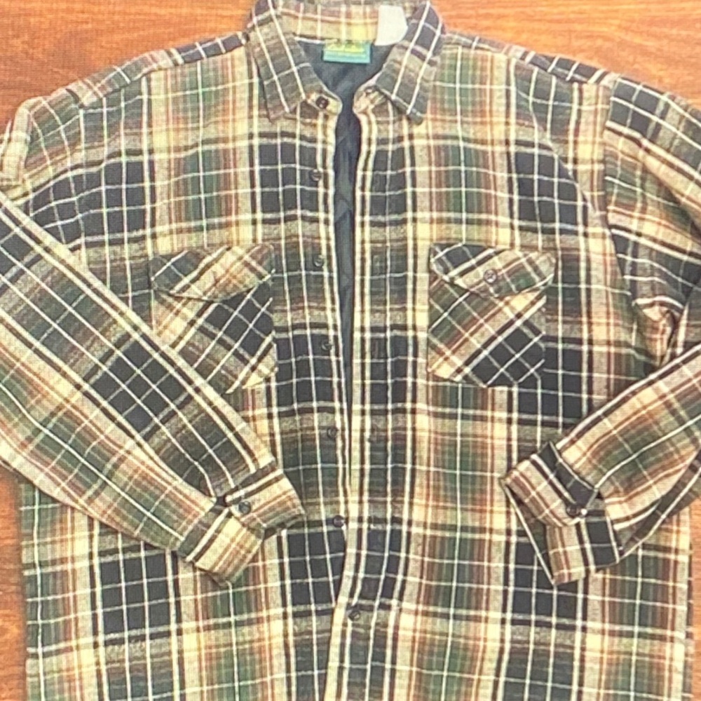 Cabela's Multicolor Plaid Button Down Shirt